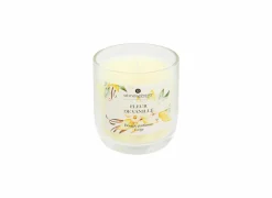 Geurkaars Oudy Vanille H9,5cm 30u geel