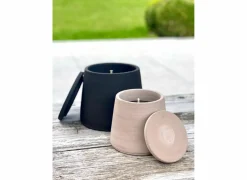 Geurkaars outdoor rozemarijn Ø16x15cm - terracotta - grijs