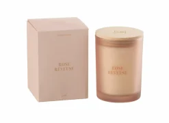 Geurkaars Rose Reveuse Ø8,5x12,5cm - glas/paraffine - roze
