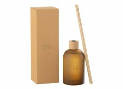 Geurstokjes Santal Satine Ø7,5x27,5cm - glas - oranje