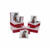 Giftbox Cat - karton - rood/wit set van 8