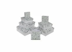 Giftbox Eucalyptus - karton - wit set van 8