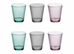 Glas Mal'eau 34cl - glas - multicolor set van 6