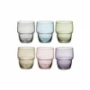 Glas Rodrig'eau 25cl - glas - multicolor set van 6