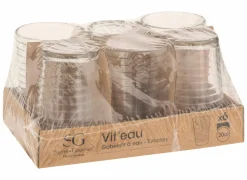 Glas Vit'eau 20cl - glas - transparant set van 6