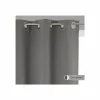 Gordijn verduisterend 135x240cm - polyestervezel - grijs - set van 2