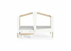 Halfhoogslaper Cabane 90x200cm - decor - wit