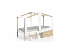 Halfhoogslaper Cabane 90x200cm - decor - wit