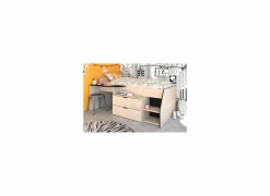 Halfhoogslaper Milky 90x200/190cm - decor -  eik & zwart