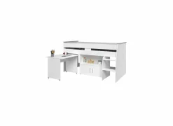 Halfhoogslaper Reverse 90x200cm - decor - wit