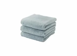 Aquanova Handdoek London 55x100cm - katoen - blauw