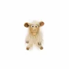 Handpop Lucy het lammetje H43cm - polyester - beige