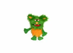 Handpop Monster to go Schotter H33cm - polyester - geel/groen