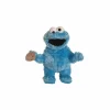 Handpop Sesamstraat Cookiemonster 33-37cm - polyester - blauw