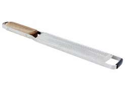 Cosy & Trendy Handrasp Aspen 37x4,4x2cm - acacia hout & RVS - zilver & bruin