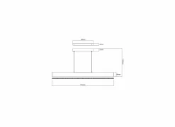 Hanglamp Alyn 120x150cm 38W