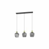 Hanglamp Empoli 90x20cm 40W E27 staal zwart