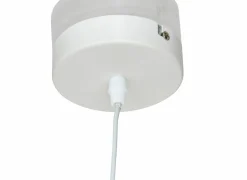 Hanglamp kinderkamer Toxey Ø28xH28cm - bouclé - wit