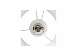 Hanglamp Tobie Ø37cm - katoen/staal - wit