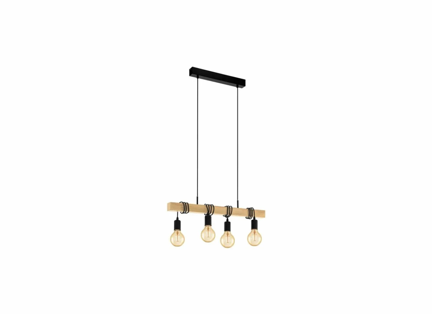 Hanglamp Townshend 110x70cm 4x60W E27