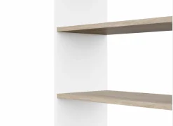 Hoekbureau Ease  123x145x53cm - decor - kronberg eik & wit