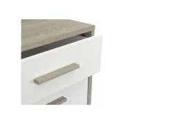 Hoekbureau Malicia 122x116x120cm - decor - wit & eik