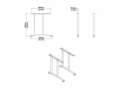 Hoekbureau Prima decor - wit
