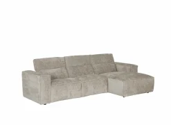 Hoeksalon Adam 311x177cm - stof - turtle dove