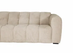 Hoeksalon Alps 322x158cm - stof - beige