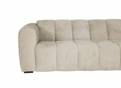 Hoeksalon Alps 322x158cm - stof - beige