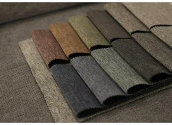 Hoeksalon Artus 371x260cm - stof - grijs met bedfunctie & opbergruimte