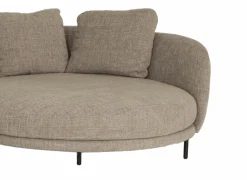 Hoeksalon Carre 356x160cm - stof - beige