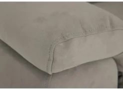 Hoeksalon Cell 295x232cm - stof - grijs met relax