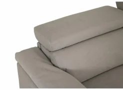 Hoeksalon Cell 295x232cm - stof - grijs met relax