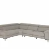 Hoeksalon Cell 295x232cm - stof - grijs met relax