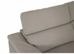 Hoeksalon Cell 295x232cm - stof - grijs