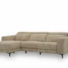 Hoeksalon Cine 277x168cm - stof - taupe