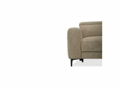 Hoeksalon Cine 277x168cm - stof - taupe met relax