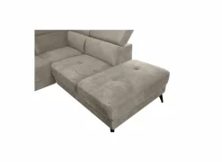 Hoeksalon Condor 283x89cm - stof - champagne