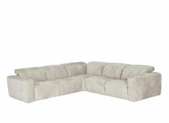 Hoeksalon Crow 301x301cm - stof - turtledove