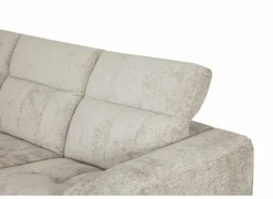 Hoeksalon Crow 334x301cm - stof - turtledove met 3 relaxen