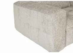 Hoeksalon Crow 334x301cm - stof - turtledove met 3 relaxen