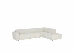 Hoeksalon Daegu 334x238cm - stof - ecru