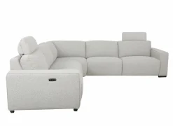 Hoeksalon Delta 300x300cm - stof - grijs met relax