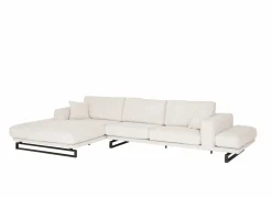 Hoeksalon Divan 393x197cm - stof - lichtbeige