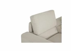 Hoeksalon Down 330x370cm - stof - crème met relax & opbergruimte