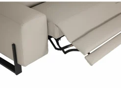 Hoeksalon Durham 304x230cm - stof - lichtgrijs met relax