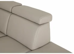 Hoeksalon Durham 298x230cm - stof - lichtgrijs