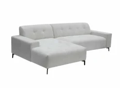 Hoeksalon Elva 292x152cm - stof - greige