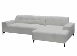 Hoeksalon Elva 292x152cm - stof - greige